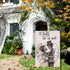 Halloween Garden Flag Vertical Double Sized, Skull Wedding Til Death do Us Part Yard Holiday Farmhouse Outdoor Decoration 12.5 x 18 Inch...
