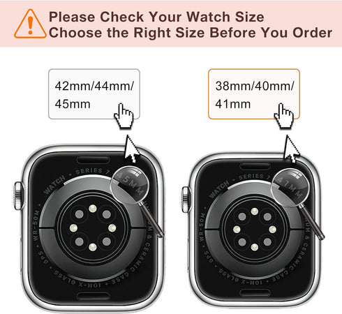 LELONG Compatible with Apple Watch Band 38mm 40mm 41mm Series 9 Series 8 7 6 5 4 3 2 1 SE Ultra, Bling Replacement Bracelet iWatch Band, Diamond R...