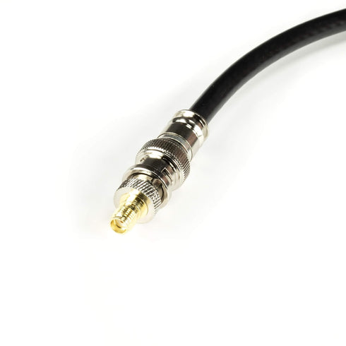 Gold SMA Female to BNC Male Adapter - 4 Pack Coupler - Male to Female Coaxial (RF) Connector, Compatible with RF, SDI, HD-SDI, CCTGV, Camera...