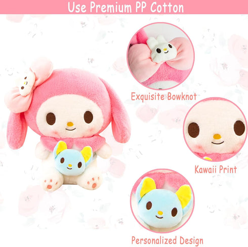 15.7" Cute Anime Plush Doll, Lovely Plush Stuffed Animal, Anime Cute Soft Plush Figure Toy, Pillow Plush Gift Filler Birthday Gift for Kids (Melo)...