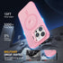Magnetic for iPhone 13 Case & iPhone 14 case, Compatible with Magsafe, Built-in Stash Stand, Matte Scratch-Resistant Back Cover Shockproof Phone C...