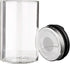 Prepara Evak Fresh Saver Airless Canister, Glass & Stainless, Medium, Soft Touch Black Handle...