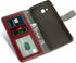 Asuwish Compatible with Samsung Galaxy J4 Plus Wallet Case Tempered Glass Screen Protector and Leather Flip Card Holder Stand Cell Accessories Pho...