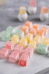 Mughe Gourmet Turkish Delight Candy Elegant Gift Box - 7oz/200g - Halal, Vegan Lokum Fruit Flavors Rose, Strawberry, Lemon, Orange, Mint - Gifts f...