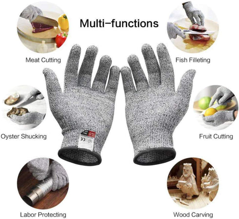 Oyster Shucking Knife, Oyster Knife, Oyster Shucker, Oyster Opener, Oyster Shucking Kit, 2 knifes and 1 Gloves Cut Resistant Gloves...