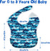 Mess Proof Baby Bibs, Waterproof Baby Apron for Boy and Girl, Kids Essentials for Travel Baby Bibs for Eating, Feeding Bibs Age:0-3 Years Old ?Sha...