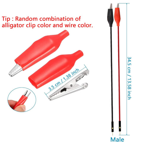 560Pcs Breadboard and Jumper Wire kit PCB Circuit Board Assortment 14 Different Lengths with breadboard?Tweezers?Alligator Clip Test Leads and Pla...