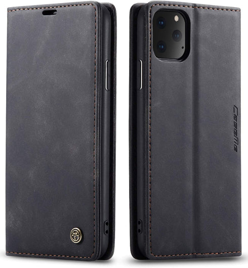 SINIANL iPhone 11 Wallet Case iPhone 11 Leather Case, Book Folding Flip Case with Kickstand Credit Card Slot Magnetic Closure Protective Cover for...