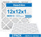 12x12x1 Air Filter MERV 8, AmazEden MPR 600 Pleated HVAC AC Furnace Dust Defense Air Filters Replacement (Exact Dimensions: 11 3/4"x11 3/4"x3/4") ...