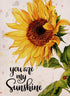 You are My Sunshine Sunflower Garden Flag 12.5 x 18 Inch Vertical Double Sided, Spring Summer Seasonal Yard Outdoor Decoration...