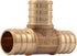 SharkBite 3/4 Inch Crimp Tee, Brass Plumbing Fitting, PEX Pipe, PE-RT, UC370LFA...
