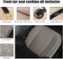 Car Front Seat Cover, 22"×24" Luxury PU Leather Auto Seat Protection Cover, Comfortable Anti Slip Front Bottom Seat Cushion with Full Wrap, Univer...