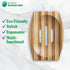 Naturals Bamboo Soap Dish for Shower, Natural and Eco-Friendly Soap Holder Tray for Shower Wall - Wooden Self Draining Soap Dish for Bathroom, Kit...