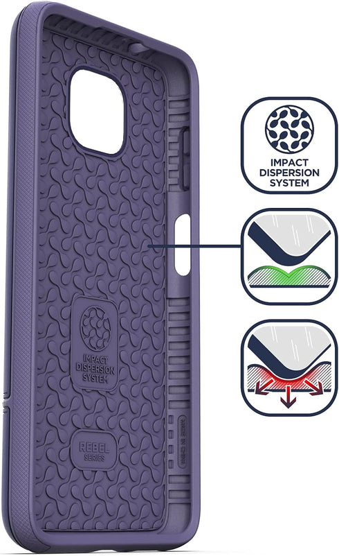 ENCASED Rebel Series for Moto G Power 2021 Case Military Grade Full Body Rugged Cover (Motorola G Power 2021 ONLY) Purple...