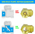3/4" Swing Brass Check Valve DN20, 3/4 Female Thread Horizontal One Way Check Valve, Oil Water Fuel Gas Air Check Valve to Prevent Water Backflow ...