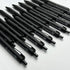 Fengtaiyuan ZYZOilyB07US, 18 Count, 0.7mm, Black Ink Ballpoint Pen, Matte Texture Pen Barrel, Smooth Writing, Slip-Resistant Comfort Grip (Black-Z...