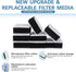 hygger Aquarium Filter Cartridge, 8 Pieces Replacement Filter Cartridges Media for HG-027 Hang On Aquarium Filter, 3 Gallon/5 Gallon Fish Tank...