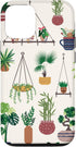 iPhone 12/12 Pro Indoor and Outdoor Plant Illustrations | Boho Nature Art Case...