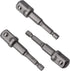 OIIKI 6 Pack 1/2 inch Square Socket Adapter Bit Set, Impact Driver Power Bits for Automotive DIY-1/4 Hex Shank...
