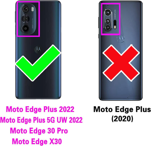 Asuwish Phone Case for Motorola Edge+ Plus 2022/Edge X30/30 Pro Wallet Cover with Tempered Glass Screen Protector and Flower Leather Flip Card Hol...