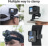 Head Strap Cap Clip Mount with Phone Clip Vertical Mount Kit, 2-in-1 Cellphone POV Selfie Holder Head Mount for GoPro Max Hero Insta360 DJI Action...