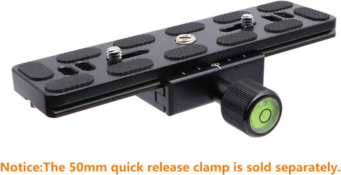 PU-150 150mm Lengthened Universal Quick Release QR Plate Telephoto Lens Plate for Tripod Head Ballhead DSLR Camera, Arca-Swiss Compatible...