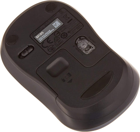 Logitech M185 Wireless Mouse, Silver...