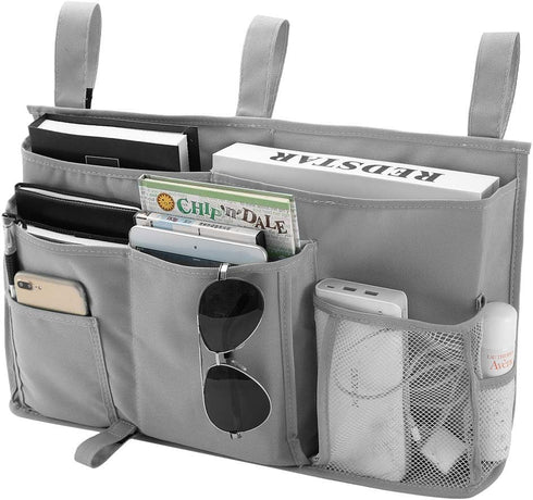 Bseash Bunk Bed Organizer, Bedside Caddy Hanging Bed Organizer Storage Bag 8 Pockets, for College Dorm Rooms Bed, Hospital Bed, Baby Bed Rails, 60...