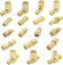SMA Adapter Kit, 18pcs, Gold Plated, Compatible with FPV Antennas, Ham Radio, WiFi Router, etc....