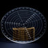 200mm/7.8 Inch Round Circle Center Finder Compass Tool for Wood Turners Bowls Lathe Work Clear Acrylic with Stainless steel centering needle and p...