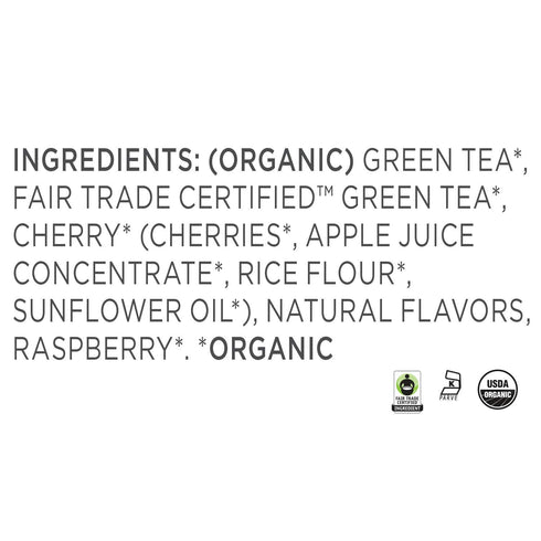 Tea Forte Cherry Marzipan Premium Organic Loose Leaf Caffeinated Green Tea Blend Canister, Makes 35-50 Cups...