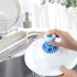 Dish Brush with Soap Dispenser for Dishes Pot Pan Kitchen Sink Scrubbing, Blue 2pcs...