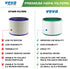 VEVA Premium HEPA Replacement Filter 2 Pack Compatible With All Dyson Pure Cool Link DP01, DP02 and Dyson Pure Hot + Cool Link HP01, HP02, Part # ...
