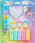 Tulip Sweet Life Stationary Kit, Fun Unicorn Stackable Crayons, Bear highlighters, Ice Cream Erasers, Heart Notepad, Rainbow Paper Clips, School S...
