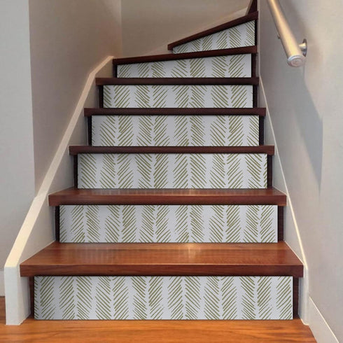 Decoroom Brown Peel and Stick Wallpaper 17.71" X 118" Herringbone Vinyl Self Adhesive Modern Wallpaper Textured Wallpaper for Home Decoration Old ...