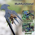 Weed Puller Tool, Portable Garden Weeding Tool ,4 Teeth Manual Uprooting Weeder Tool?12-Inch Gardening Stainless Steel Weeding Tools...