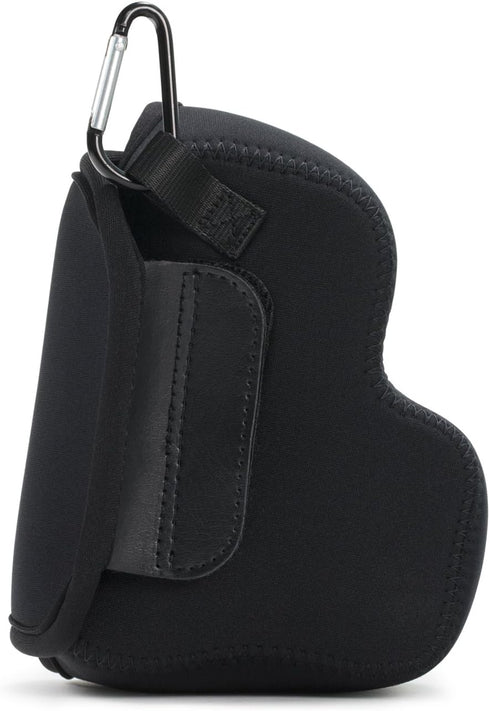 MegaGear ''Ultra Light'' Neoprene Camera Case Bag with Carabiner for Nikon COOLPIX B500 Digital Camera (Black)...