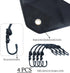 Air Conditioner Cover for Outside Units, Heavy Duty Central AC winter Cover Defender Outdoor Top Waterproof Snow-Resist (Black, 28 x 28 inch)...