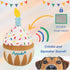 Nestpark Dog Birthday Toy - Pup Cake Puppy Cupcake Plush Squeak and Crinkle Gift...
