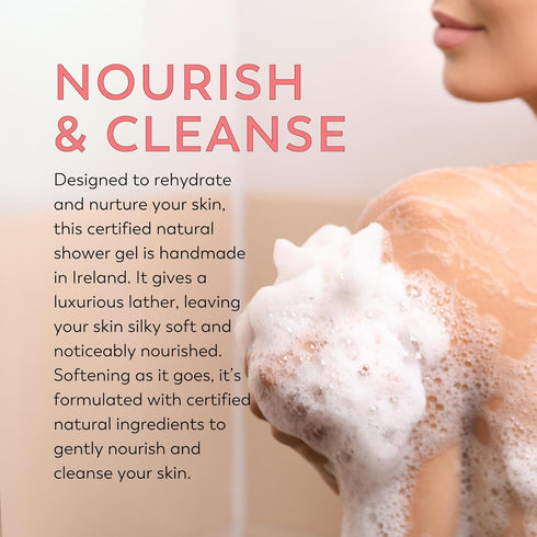 The Handmade Soap Company Shower Gel, Coriander Seed, Geranium, & Vetiver Body Wash, Liquid Bath Soap, Moisturizing Body Wash, Cruelty Free & Vega...