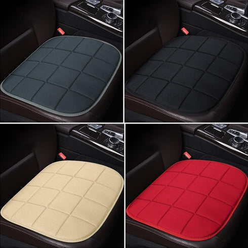 2PCS Car Seat Cover, Breathable Vehicle Front Seat Bottom Cushion Protector Pad, Anti-Slip Comfortable Ventilated Auto Mat Accessories Universal f...