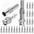 DAIERTEK 24pcs RG59 RG6 BNC Connectors Male Solderless BNC Compression Connector Screw On Coaxial Terminal for CCTV Security Surveillance Camera C...