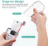 2PCS Travel Toothbrush Case with Cover, Portable Toothbrush Holder Cup Storage Container for Home Bathroom Trip School...