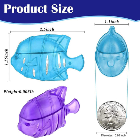 Humidifier Cleaner, Humidifier Cleaning Fish for Humidifiers & Fish Tanks, Purifies Water, Prevents Hard Water Build Up, Eliminates White Dust Odo...