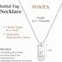 Initial K Silver Necklaces for Women Non Tarnish 925 Silver Plated Dainty Square Letter K Pendant Necklace 16.5”+2” Adjustable Waterproof Trendy N...