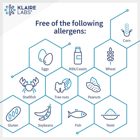 Klaire Labs Biotin 5000mcg - High Potency Biotin Supplement - Vitamin Involved in Skin & Hair Nutrition - Corn-Free, Small, Easy-to-Swallow Hypoal...