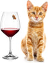 Cat Wine Charms or Drink Glass Markers - Magnetic - Great Birthday or Hostess Gift for Cat Lovers - Set of 6 Cute Kitty Glass Identifiers...