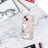 RANZ Case for iPhone 15, Anti-Scratch Shockproof Series Clear Hard PC + TPU Bumper Protective Cover Case for iPhone 15 (6.1") - White Magnolia Flo...