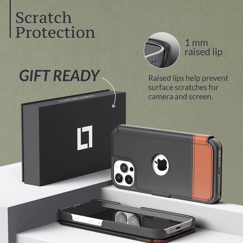 LUPA Legacy Compatible for iPhone 11 Pro Max Wallet Case -Slim iPhone 11 Pro Max Flip Case with Credit Card Holder - for Women & Men - Faux Leathe...