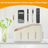 Remote Control Holder with 4 Compartments,TV Remote Caddy/Box/Tray Organizer for Bedside Table/Office Desk,Desktop Storage Organizer for Small Con...